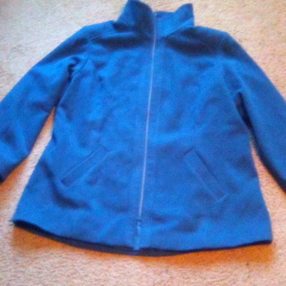 Faded Glory Fleece Zipper Grandma Up Women Jacket Cost Size 3XL